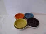Taste Of Home 5 Pc Antipasti, Condiment Ceramic Serving Dishes, Multicolor (S0. Fixed Price $24.99.