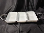 Sambonet Appetizer Bowls And Support Shiny Steel, Antique, Silver Plated. Fixed Price $138.00.