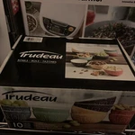 Trudeau Porcelain Set Of 10 Multicolor Soup Multipurpose Bowls 4.5". Fixed Price $32.99.