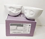 Tassen Fiftyeight Kissing & Grinning Bowl Set - White Porcelain 01.22.01 New. Fixed Price $34.99.