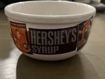 Houston Harvest, Hershey's Chocolate Syrup, Ice Cream Bowls Ceramic, Nostalgic. Fixed Price $9.99.