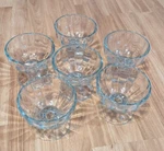 Set Of Six Libbey Glass Dessert Bowls. Fixed Price $22.00.