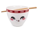 Bop Tso Hungry Japanese Dinnerware Set 16-OUNCE Ramen Bowl, Chopsticks. Fixed Price $15.99.
