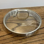 Calphalon Glass Straining Replacement Lid Outside 3/8 Inside 9/16. Fixed Price $16.00.