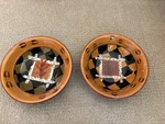 Set Of 2 Zrike Outpost Salad Cereal Soup Bowls - Leaf/fern 8.5" Excellent!!!!!. Fixed Price $15.00.