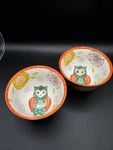2 Ramen Bowls With Silver And Gold Bottoms By Royal. Fixed Price $22.00.