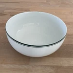 Dansk Bistro Christianshavn Green 8-3/4" Salad Pasta Serving Bowl Portugal. Fixed Price $45.00.