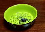 Halloween Hallmark Candy Dish Snacks Green/black Spider Web Ceramic 2009 Cool!. Fixed Price $7.50.