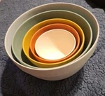 Bamboozle 5 Pc Nesting Mixing Bowls Set Earth Tones Sustainable Vtg Melamine. Fixed Price $32.97.