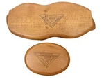 Vintage Kauri Wood New Zealand Carved Gemware Genesis Snack Bowl Set Of 2 Antien. Fixed Price $57.76.