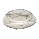 Mud Pie Stacked 4 Pc Olive Set -2 White With Picks New. Fixed Price $17.99.