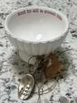 To Sweet Bite Bowl Small Dip Snack W/oh Sugar Spoon. Fixed Price $15.99.