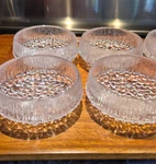 Iittala Ultima Thule Footed Glass Dessert Bowls Set Of 8!! Scandi Design Finland. Fixed Price $129.00.