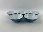 Light Blue Krinkle Maxwell Williams Designer Fruit Dessert Snack Bowl 4.5". Fixed Price $14.43.