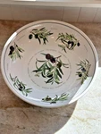 Williams Sonoma Olive Serving Bowl 13" WSO20 Large Ceramic. Fixed Price $38.99.