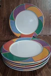 Misono Rhythm 8723 Dinner Plate China 10 1/2" Set Of 6. Fixed Price $75.00.