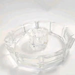 Vintage Lucite Chip & Dip Bowl Grainware Carlisle Regal Clear Partyware Guc Read. Fixed Price $42.25.