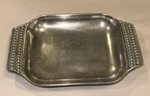 Wilton Armetale Flutes & Pearls Toaster Oven 9.75" Tray Handle. Fixed Price $35.00.