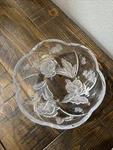 Savoir Vivre Sculptured 11 Crystal Bowl California Poppies WY101/259. Fixed Price $26.99.