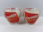 Vitage Pyrex 463-D Glass Scalloped Edge Custard Cups Bowls Oz Set 8 Pieces New. Fixed Price $36.00.
