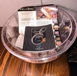 Vintage Lori Greiner Acrylic 12" Fill-a-bowl Fun Customizable Decor Snacks Nib. Fixed Price $28.00.