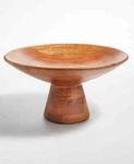 The Cellar Footed Bowl. Acacia Wood. Fixed Price $44.99.