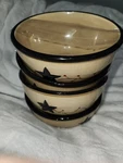 Park Designers Star And Vine Ceral Bowls Set Of 4 Made China Euc. Fixed Price $40.00.