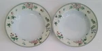 Set Of 2 Wedgwood Bone China Fleur Rimmed Soup Bowls Japan Exc. Fixed Price $34.94.