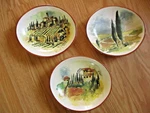 Williams-sonoma Countryside Oval Appetizer Bowls Portugal 5.5 Set Of 3 Vintage. Fixed Price $14.95.