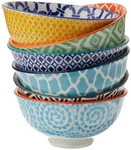 Chelsea 4.75" All-purpose Porcelain 4,75" Bowls, Set Of 6, Multicolor. Fixed Price $32.81.