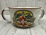 Vintage Tabasco Brand Oysters Double Handle Gumbo Soup Bowl Mcilhenny Ware. Fixed Price $27.97.