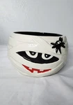 Let's Party Pumpkin Halloween Ceramic Mummy Bowl Dish Spider Decorative Serving. Fixed Price $28.51.