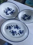 Royal Doulton Festival L. S. 1010 Stoneware Serving Plate And 2 Bowls. Fixed Price $65.00.