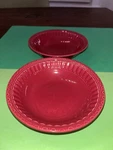 Jcpenney Italiana Red Cereal Bowl Set Of 2. Fixed Price $23.00.