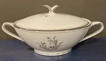 Noritake China Sugar Bowl Made Japan Ardis 5772 Silver Trim Yellow Floral. Fixed Price $17.49.