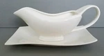 Maxwell & Williams Motion Gravy Boat Underplate White Basics Wavy Square 350ML. Fixed Price $89.95.