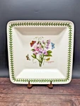 Portmeirion Square Bowl Serving Pasta Salad 12" Sweet Pea Flowers Nib. Fixed Price $39.99.