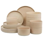 Dinnerware Set Service For 4 16 Piece Plates Bowls Stackable Gibson Elite Tatum. Fixed Price $154.99.