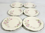 Set Of Homer Laughlin Virginia Rose 6" Scalloped Edge Bread Plates Vintage. Fixed Price $21.24.