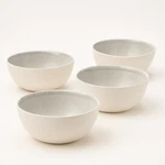 Canvas Shell Bisque Bowl Tiny, Gray 2.5 X 1 Inches Lot Of 4. Fixed Price $23.99.
