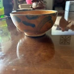 Vintage Colorful Small Pottery Bowl - Signed Cer? 58. Fixed Price $19.00.
