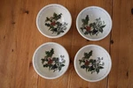 Portmeirion The Holly And Ivy 5.5" Salad Bowls - Set Of 4 New W/ Tag. Fixed Price $91.99.
