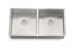 Kohler 33160-NA Strive 32" Undermount Double Basin + Rack 50/50 Split New. Fixed Price $264.99.