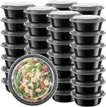48OZ Round Food Containers Meal Prep Bpa Free Microwavable Lunch Salad Bowl Bulk. Fixed Price $123.34.