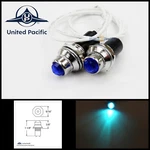 Pair Mini Blue Pilot Dash Indicator Warning Lights 12V Classic Hot Rod Vintage. Fixed Price $10.44.