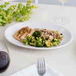 Commercial Bright White Restaurant China Dinner Plate Porcelain Set Core Acopa. Fixed Price $127.72.