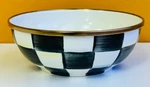 Mackenzie-childs 892031 Cup, Hand Painted, Courtly Check Everyday Bowl. New!. Fixed Price $57.99.