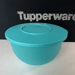 Tupperware Impressions Bowl Large Mixing Salad 4.3L / 18 Cup Teal Caribbean Sea. Fixed Price $30.99.
