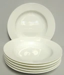 Maxwell & Williams Cashmere (white) Large Rim Soup Bowls Set Of Six. Fixed Price $95.95.