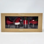 Ceramic Christmas Charmers Set Of 4,WS Designs, Dennis East Dei, Sealed & New. Fixed Price $19.99.